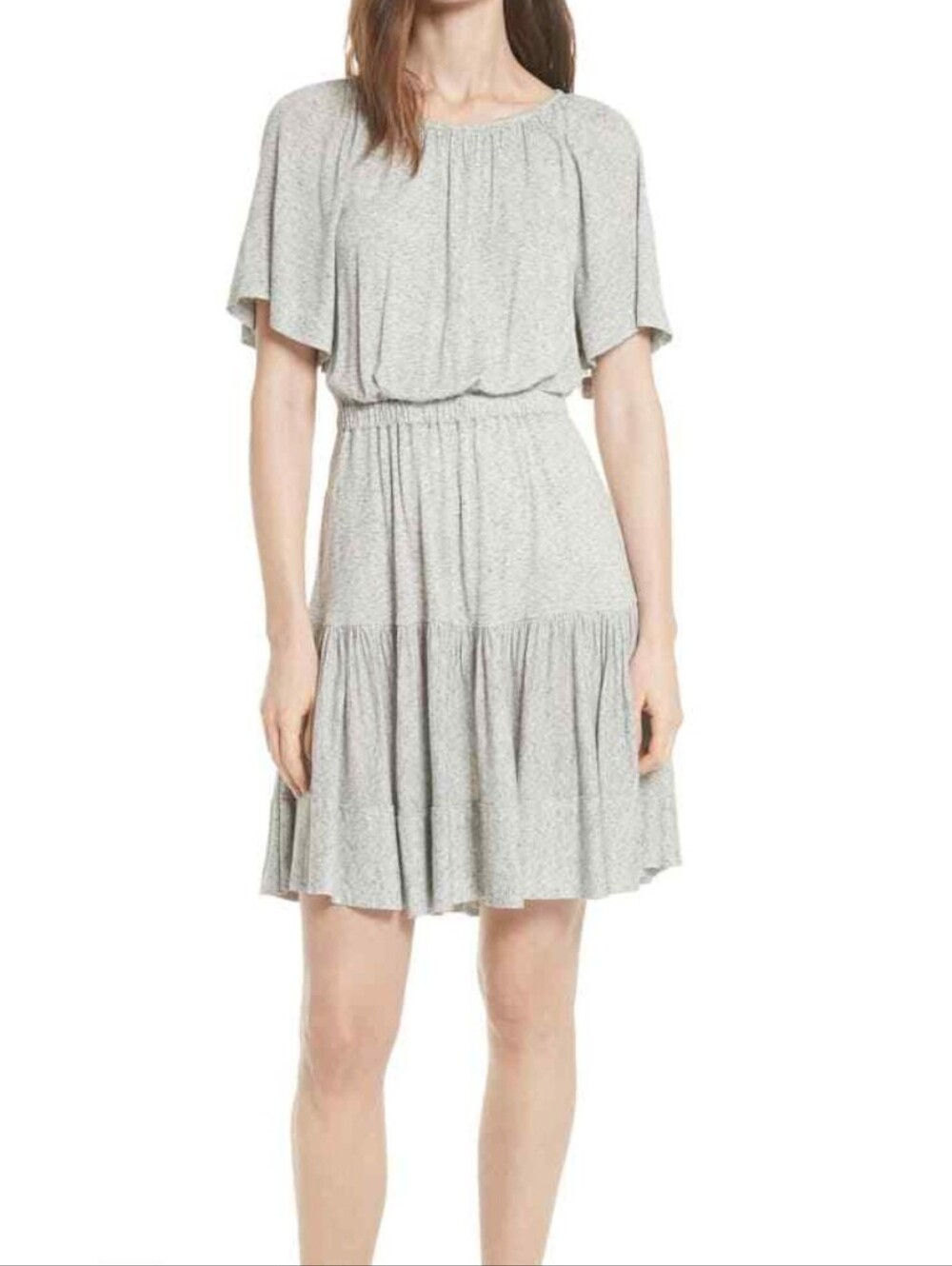 Rebecca Taylor ruffled dress with back cutout Sz M